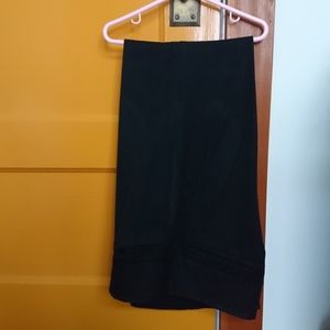 Black Express Editor Flare Pants 6R